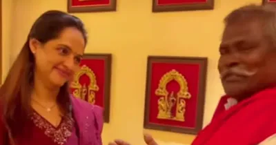 actress jyoti rai  ಪದ್ಮಶ್ರೀ ಮೊಗಿಲಯ್ಯ ಅವರಿಗೆ ನಟಿ ಜ್ಯೋತಿ ರೈ ಆರ್ಥಿಕ ಸಹಾಯ