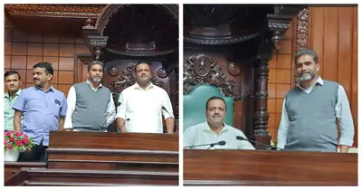 karnataka assembly   ಸ್ಪೀಕರ್ ಪೀಠದಲ್ಲಿ ಕುಳಿತು ಮಂಗಳೂರು ಕೈ ನಾಯಕರೊಂದಿಗೆ ಖಾದರ್ ಪೋಟೋಶೂಟ್   ಇದು ಸಭ್ಯವೇ ಸಭಾಧ್ಯಕ್ಷರೇ ಎಂದು ಸಿಟ್ಟಿಗೆದ್ದ ಜನ   